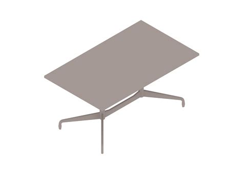 The elegant simplicity of the eames rectangular coffee table by charles and ray eames demonstrates the designers' focus on exploration and commitment to honest materials. Eames Table-Rectangular-Segmented Base - 3D Product Models ...
