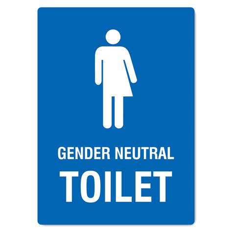 Gender Neutral Toilet Sign The Signmaker
