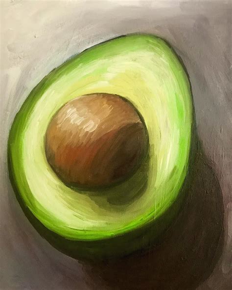 Avocado Painting By Allison Whiteford Fine Art America