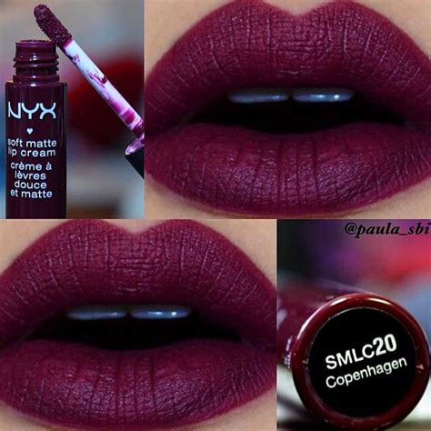 Swipe this plush, creamy lightweight matte lipstick on the center of your lips and blend out with your finger or brush for a lip tint look that. 1000+ images about NYX Soft Matte Lip cream on Pinterest ...