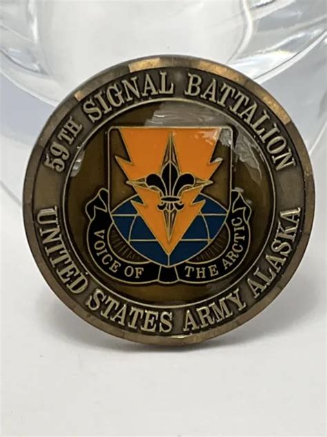 59th Signal Battalion Army Command Coin Voice Of The Arctic Not Just