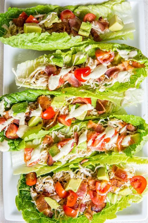 They're a lot like tacos—handheld and highly customizable—and often very fast to prepare. Chicken Club Lettuce Wraps | Recipe | Chicken club ...