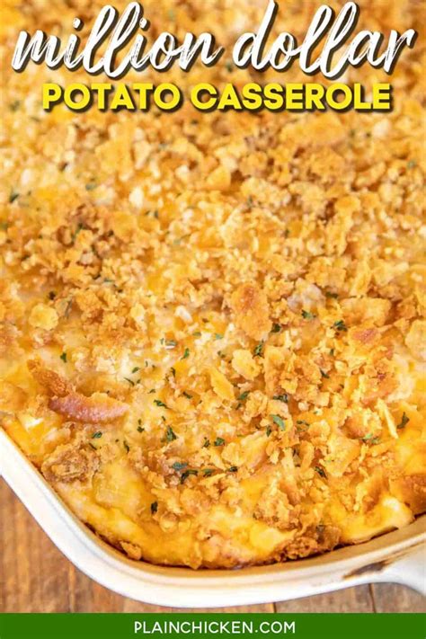 Million Dollar Potato Casserole Plain Chicken