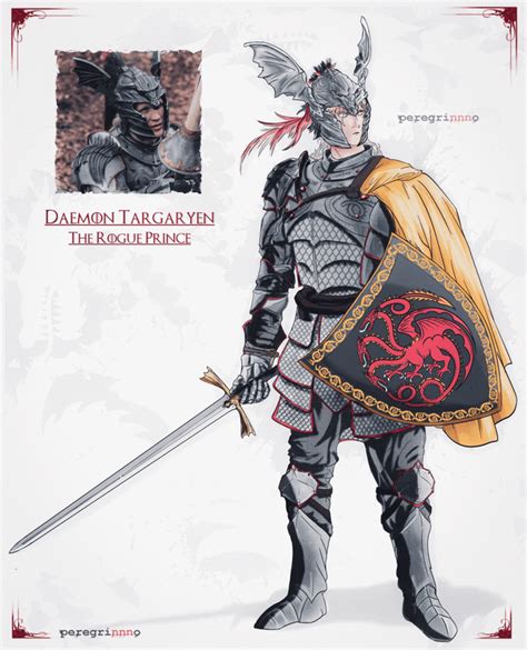 Daemon Targaryen The Rogue Prince By Me Character Art Targaryen