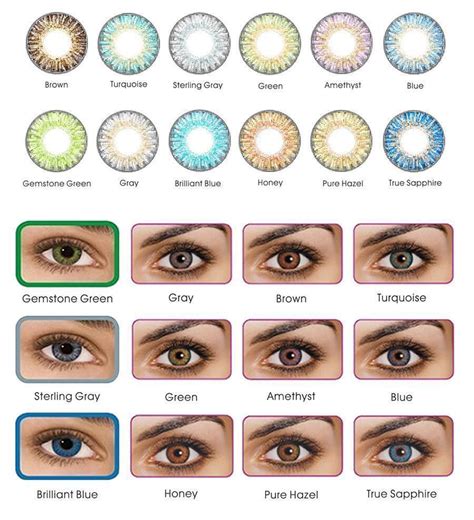 Color Contacts 12 Colors To Choose From Free Same Day Fast Shipping Contact Lenses Colored