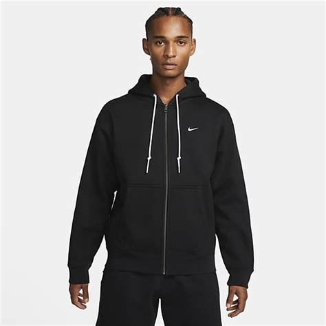 Solo Swoosh Collection Black Hoodies