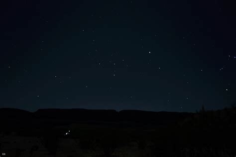 Night Sky Ranch Reflections