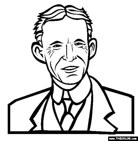 Henry Ford Coloring Pages Learny Kids