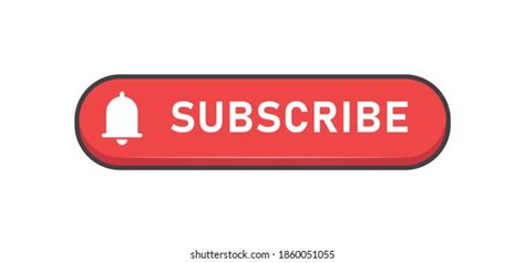 Subscribe Button Bell Icon Stock Vector Royalty Free 1898071735