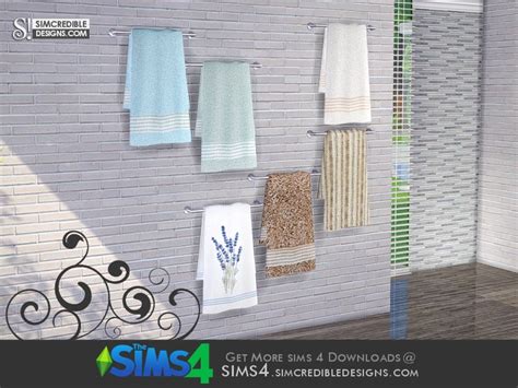 The Sims Resource Onda Wall Towel