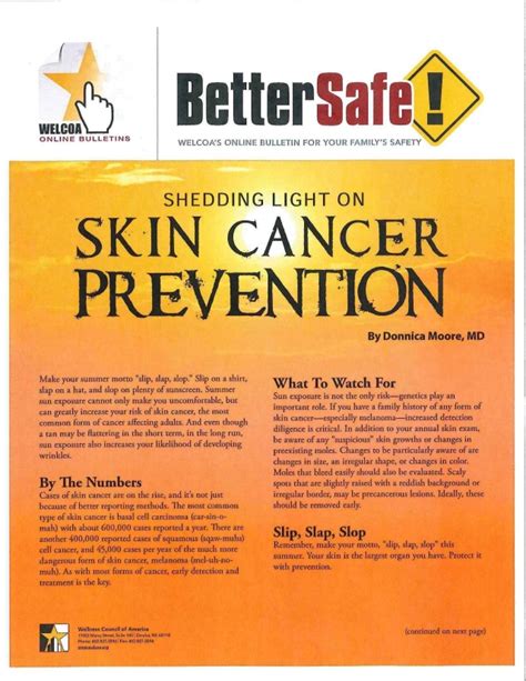 Skin Cancer Prevention Information Harbinstrong