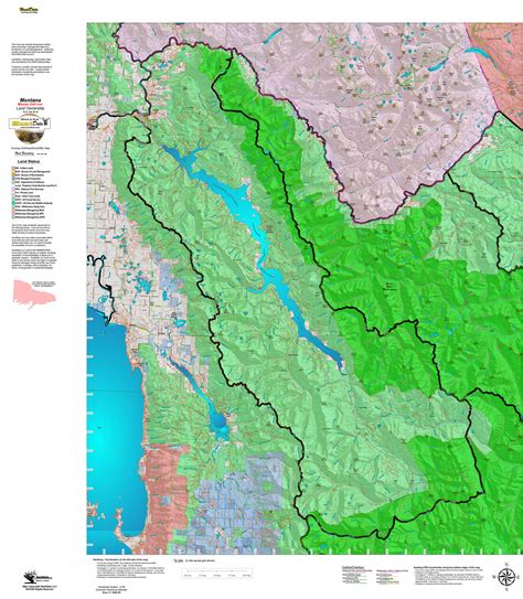 Montana Moose District Land Ownership Maps Hunt Data