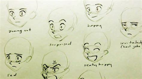 You will need a simple pencil and a piece of paper or a graphics tablet. How to Draw a Manga Face: 7 Expressions - YouTube