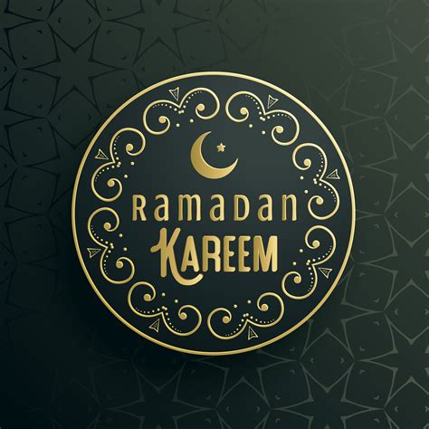 Creative Ramadan Kareem Greeting Card Vector Design Download Free