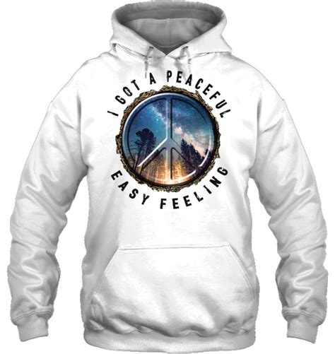 I Got A Peaceful Easy Feeling Hippie Forest Starry Night Version T