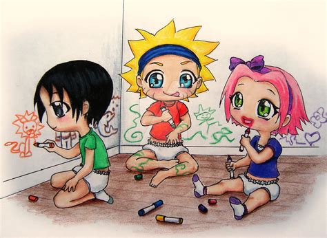 Naruto Sakura And Sai By Tsubasa Shou On Deviantart