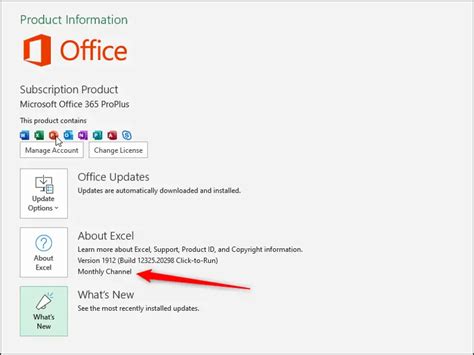 Change To Microsoft 365 Monthly Update Channel