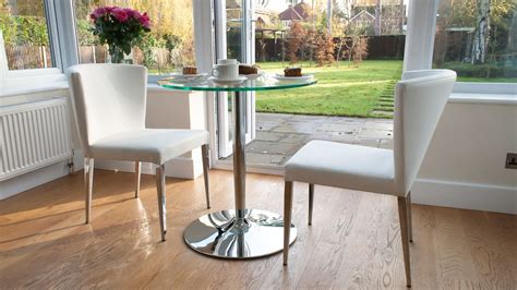 2 seater dining table sets are the perfect for your small dining space. Naro 2 Seater Round Glass Dining Table | Danetti