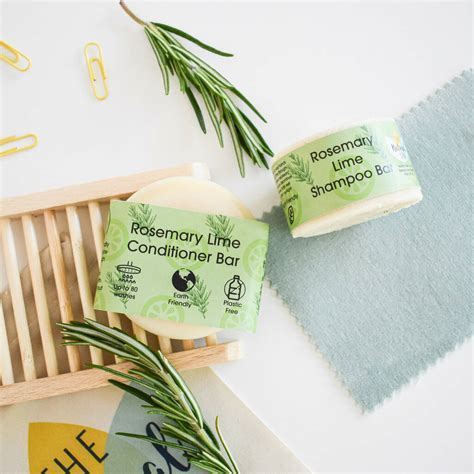 Shampoo and conditioner bar set vegan by the natural spa
