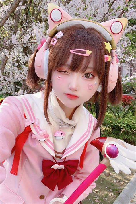 桜を見に行きました🌸 In 2021 Cute Japanese Girl Cute Kawaii Girl Cute Korean Girl
