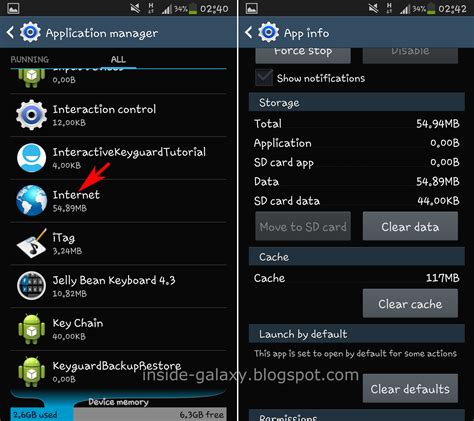 Facebook app manager / specifications. Inside Galaxy: Samsung Galaxy S4: How to Set and Clear ...