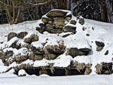 Snowy Rocks Photograph By Constance Jackson Pixels