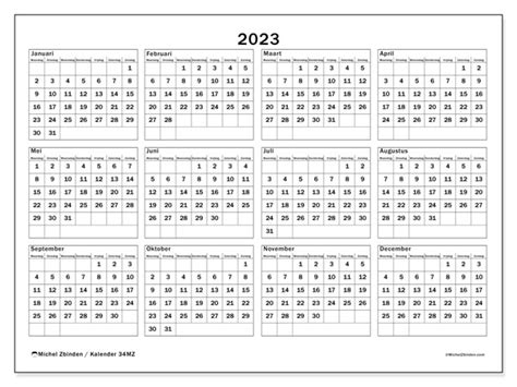 Kalender 2023 Om Af Te Drukken “belgië” Michel Zbinden Be