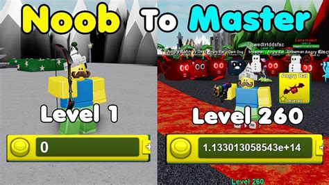 Noob To Master 100 Trillion Coins Level 260 Unlocked All Areas