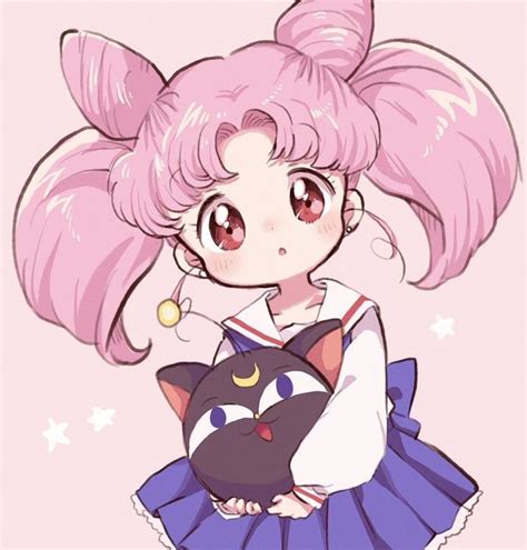 chibiusa💕💕🌙 credit to the artists💖 sailormoon sailorchibimoon sailormoonfanart fanart moon