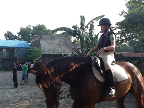 Horse Riding Philippines Horseback Riding Lesson Doing Circles On Canter