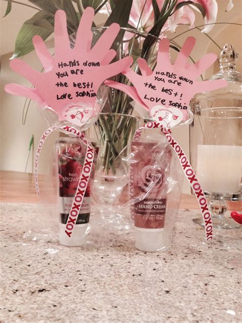 After the decorating, students can observe their peers' creations and choose a winner based on both content and aesthetics. Valentine Teacher gift - put in some Mary Kay Satin Hands ...