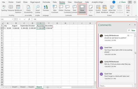 How To Work With Comments And Notes In Excel