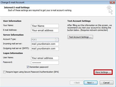 How To Amend Your Smtp Port In Microsoft Outlook Web Design In