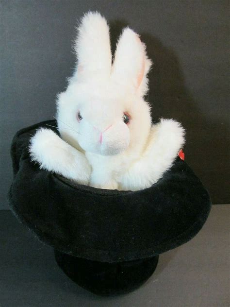 Folkmanis Rabbit In Hat Hand Puppet 2269 For Sale Online Ebay Hand