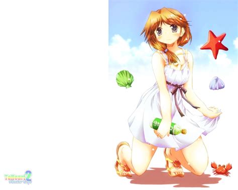 Wallpaper Illustration Anime Dress Cartoon Sun Girl Posture