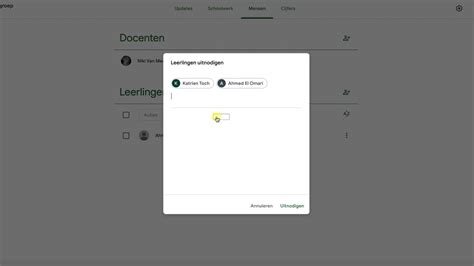 Leerlingen Uitnodigen In Google Classroom Youtube