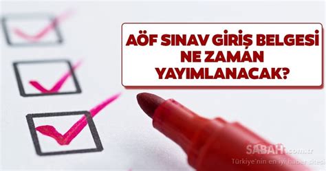 Aöf güz dönemi final sınavında hangi belgeler gerekli? AÖF sınav yerleri belli oldu mu? Anadolu Üniversitesi ...