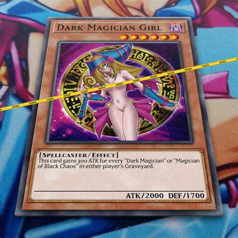 Dark Magician Girl 8 Orica Fanmade Yugioh Card Common Etsy