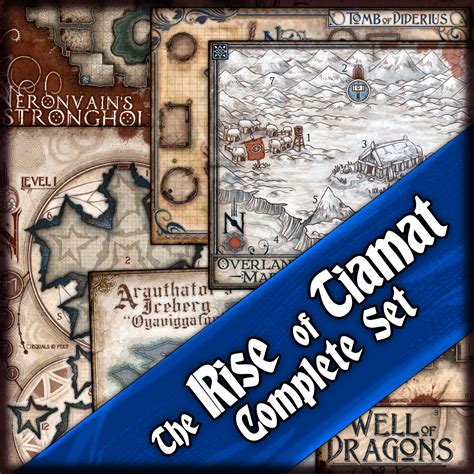 The Rise Of Tiamat Complete Map Bundle — Jared Blando