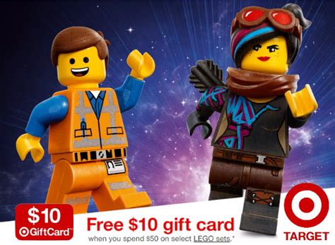 Maybe you would like to learn more about one of these? FREE $10 Target Gift Card with $50+ LEGO Purchase ...