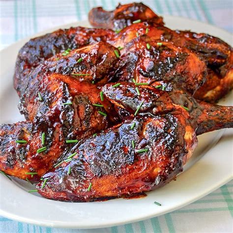 Double Barbecue Chicken Using Dry Rub Plus A Sweet And Tangy Sauce