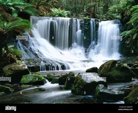 Horseshoe Falls Australia Tasmania Mt Field Np Stock Photo Alamy