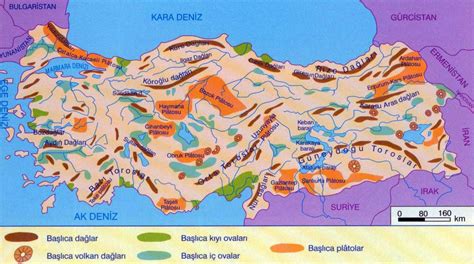 10 Sinif Cografya Goller Daglar Ovalar Vss Hepsinin Tek Bir Haritada