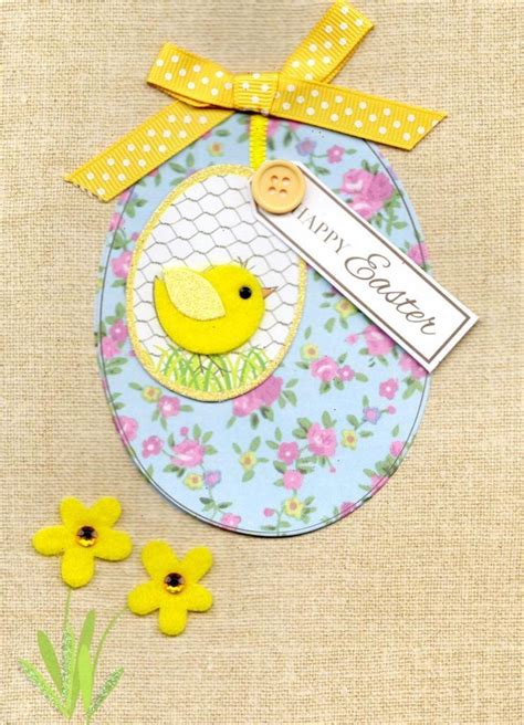 Happy Easter Pretty Embellished Greeting Card Cards
