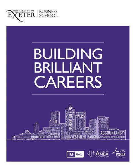 Business School Building Brilliant Careers 2017 By University Of