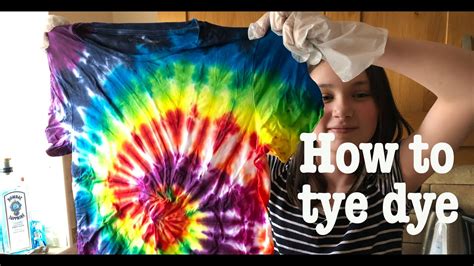 How To Making Tie Dye Tshirts Youtube