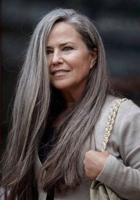 Pin By Mary Beth Rddle On Hairstyles Grey Hair Model Long Gray Hair Grey Hair Transformation