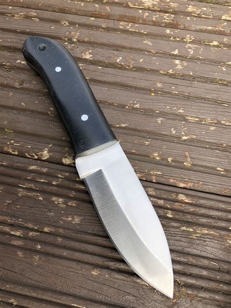 Perkin Pn101 Fixed Blade Hunting Knife With Leather Sheath Perkin