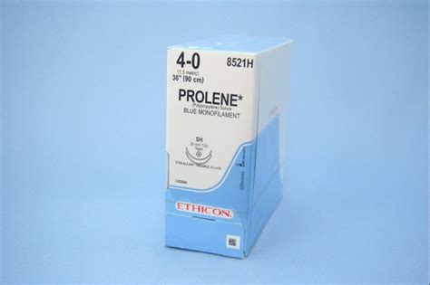 Ethicon Suture 8521h Sd 4 0 Prolene Blue 36 Sh Taper Double Armed