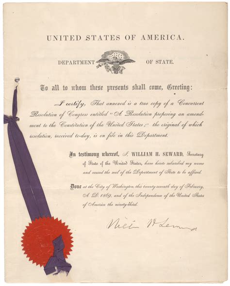 The Fifteenth Amendment 1870 Gilder Lehrman Institute Of American History